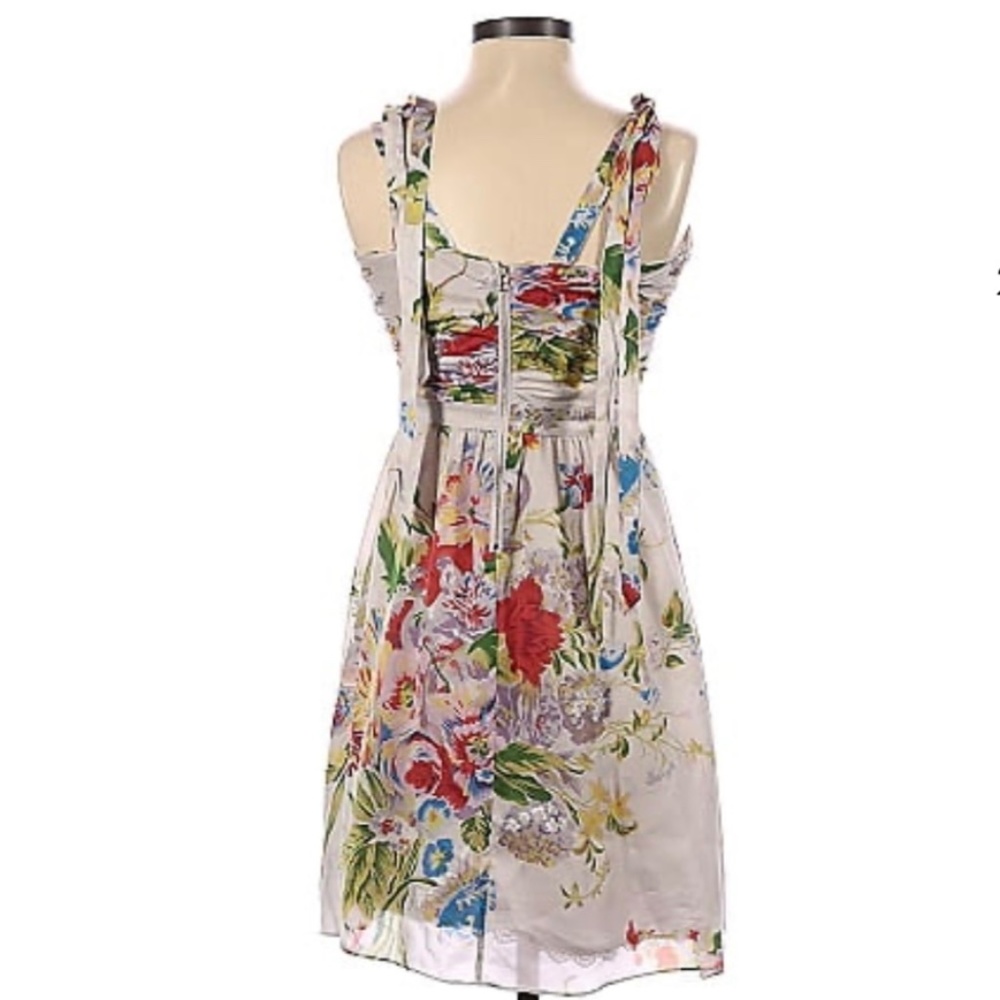 Anthropologie Leifsdottir Summer Twilight Dress, 100% Silk, Size 4 - Picture 5 of 16